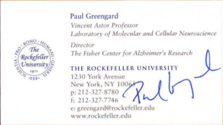 2000	Paul Greengard