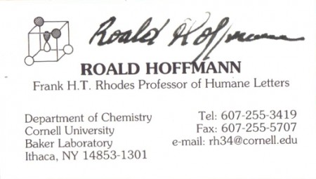 1981	Roald Hoffmann