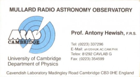 1974	Antony Hewish